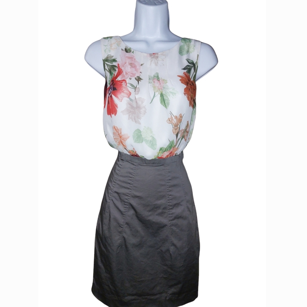 H&M Floral Pencil Skirt Dress